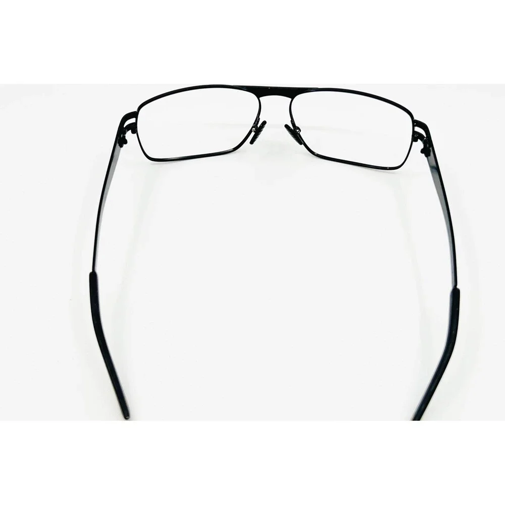 Columbia Eyeglasses Mens Black Rectangle Metal Frames 55-17-145 45197